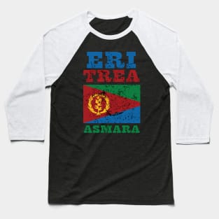 Flag of Eritrea Baseball T-Shirt